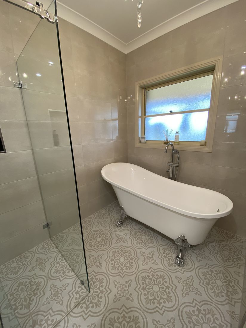 Cobbitty bathroom — vanity detail