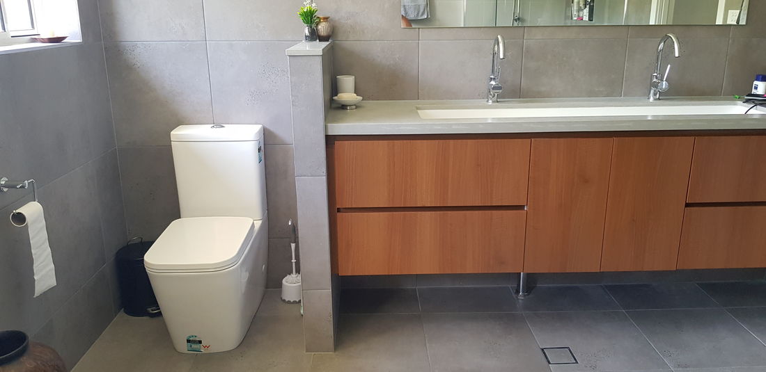 Picton bathroom renovation — feature view